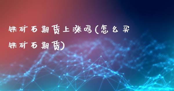 铁矿石期货上涨吗(怎么买铁矿石期货)_https://www.zztgc.com_期货直播_第1张
