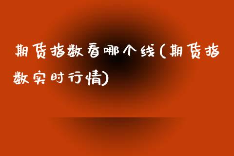 期货指数看哪个线(期货指数实时行情)_https://www.zztgc.com_期货入门_第1张