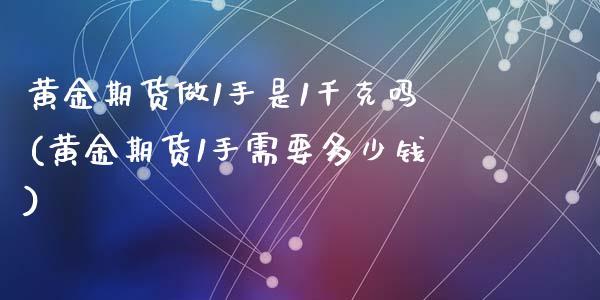 黄金期货做1手是1千克吗(黄金期货1手需要多少钱)_https://www.zztgc.com_黄金期货_第1张