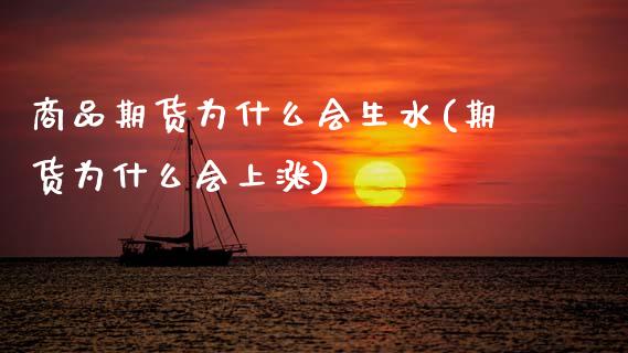 商品期货为什么会生水(期货为什么会上涨)_https://www.zztgc.com_黄金期货_第1张