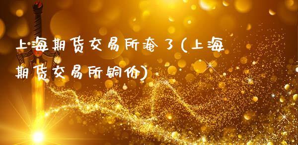 上海期货交易所淹了(上海期货交易所铜价)_https://www.zztgc.com_期货直播_第1张