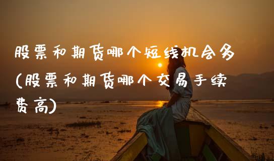 股票和期货哪个短线机会多(股票和期货哪个交易手续费高)_https://www.zztgc.com_期货直播_第1张