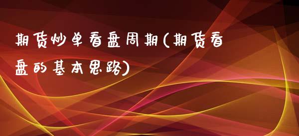 期货炒单看盘周期(期货看盘的基本思路)_https://www.zztgc.com_黄金期货_第1张
