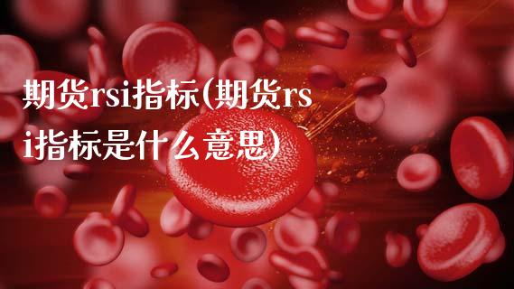 期货rsi指标(期货rsi指标是什么意思)_https://www.zztgc.com_期货入门_第1张
