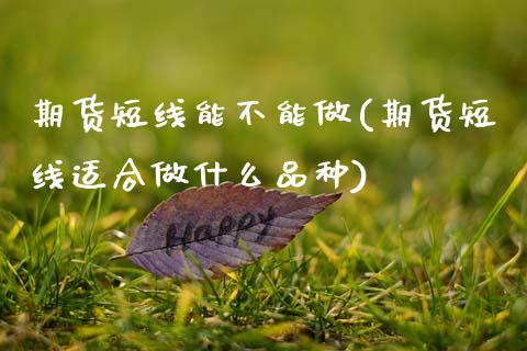 期货短线能不能做(期货短线适合做什么品种)_https://www.zztgc.com_期货直播_第1张