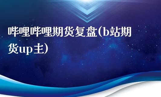 哔哩哔哩期货复盘(b站期货up主)_https://www.zztgc.com_期货直播_第1张