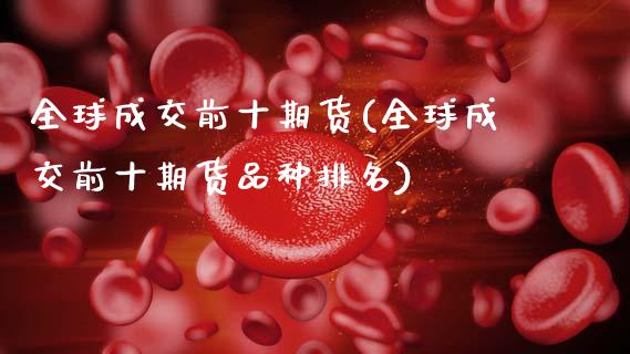 全球成交前十期货(全球成交前十期货品种排名)_https://www.zztgc.com_期货直播_第1张