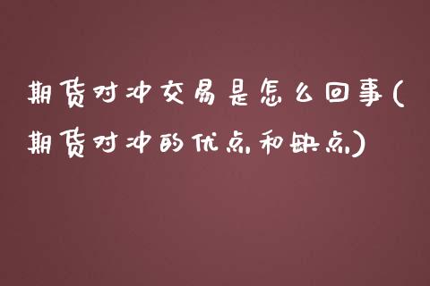 期货对冲交易是怎么回事(期货对冲的优点和缺点)_https://www.zztgc.com_期货入门_第1张