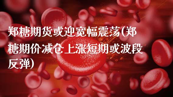 郑糖期货或迎宽幅震荡(郑糖期价减仓上涨短期或波段反弹)_https://www.zztgc.com_期货行情_第1张