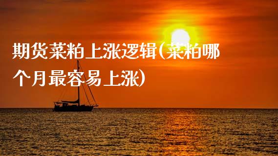 期货菜粕上涨逻辑(菜粕哪个月最容易上涨)_https://www.zztgc.com_期货行情_第1张