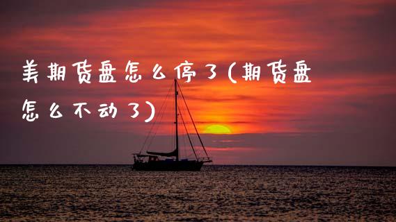 美期货盘怎么停了(期货盘怎么不动了)_https://www.zztgc.com_期货入门_第1张