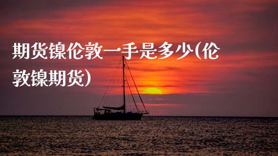 期货镍伦敦一手是多少(伦敦镍期货)_https://www.zztgc.com_期货直播_第1张