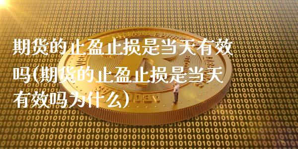 期货的止盈止损是当天有效吗(期货的止盈止损是当天有效吗为什么)_https://www.zztgc.com_黄金期货_第1张