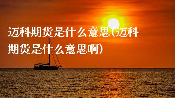 迈科期货是什么意思(迈科期货是什么意思啊)_https://www.zztgc.com_黄金期货_第1张