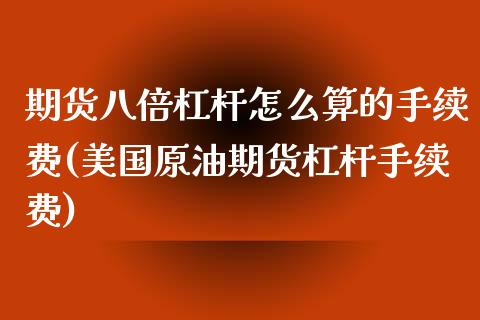 期货八倍杠杆怎么算的手续费(美国原油期货杠杆手续费)_https://www.zztgc.com_期货行情_第1张