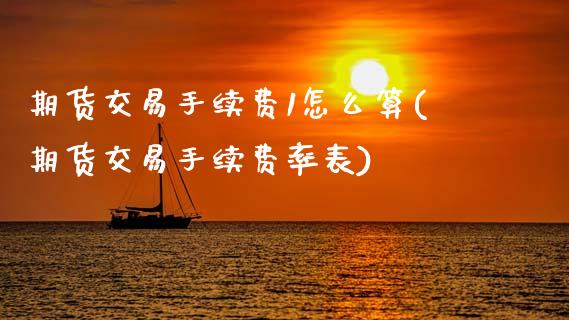 期货交易手续费1怎么算(期货交易手续费率表)_https://www.zztgc.com_原油期货_第1张