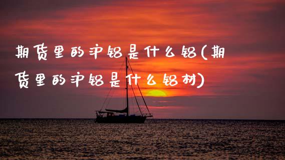 期货里的沪铝是什么铝(期货里的沪铝是什么铝材)_https://www.zztgc.com_期货入门_第1张