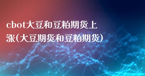 cbot大豆和豆粕期货上涨(大豆期货和豆粕期货)_https://www.zztgc.com_期货行情_第1张