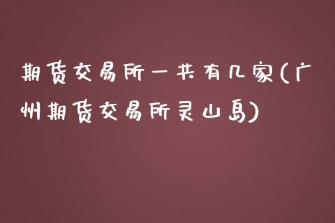 期货交易所一共有几家(广州期货交易所灵山岛)_https://www.zztgc.com_期货开户_第1张