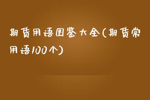 期货用语图鉴大全(期货常用语100个)_https://www.zztgc.com_原油期货_第1张