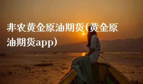 非农黄金原油期货(黄金原油期货app)_https://www.zztgc.com_期货行情_第1张
