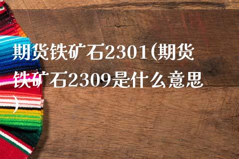 期货铁矿石2301(期货铁矿石2309是什么意思)_https://www.zztgc.com_期货行情_第1张