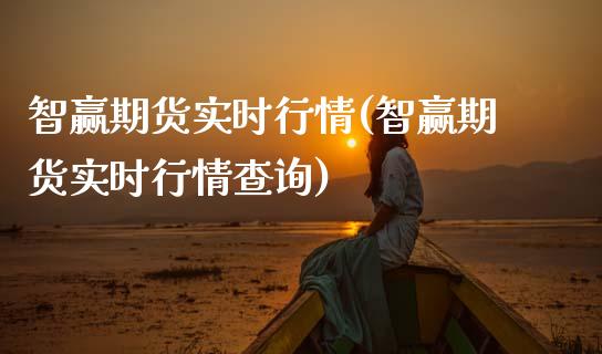 智赢期货实时行情(智赢期货实时行情查询)_https://www.zztgc.com_黄金期货_第1张