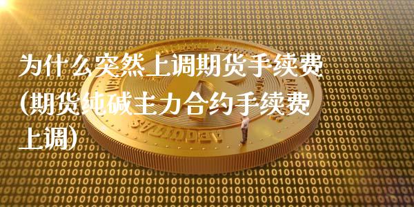为什么突然上调期货手续费(期货纯碱主力合约手续费上调)_https://www.zztgc.com_原油期货_第1张