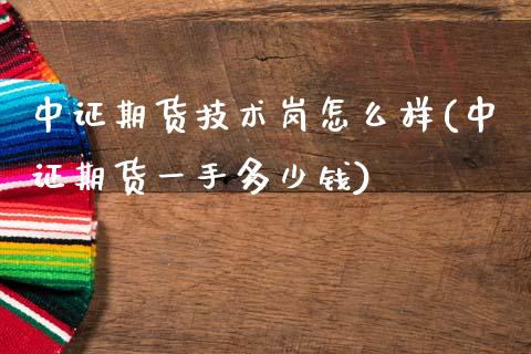 中证期货技术岗怎么样(中证期货一手多少钱)_https://www.zztgc.com_期货入门_第1张
