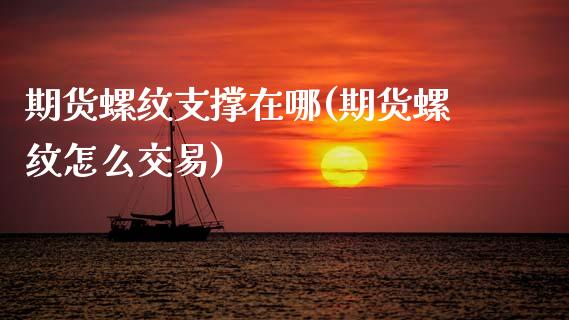 期货螺纹支撑在哪(期货螺纹怎么交易)_https://www.zztgc.com_期货行情_第1张