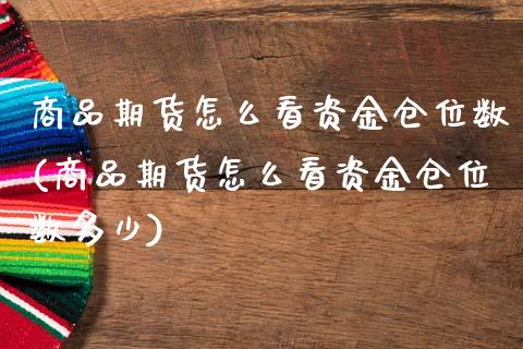 商品期货怎么看资金仓位数(商品期货怎么看资金仓位数多少)_https://www.zztgc.com_期货直播_第1张