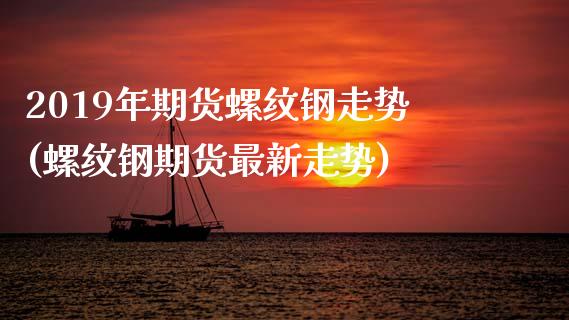 2019年期货螺纹钢走势(螺纹钢期货最新走势)_https://www.zztgc.com_黄金期货_第1张