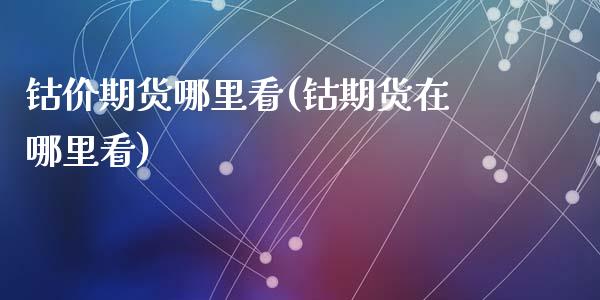 钴价期货哪里看(钴期货在哪里看)_https://www.zztgc.com_黄金期货_第1张