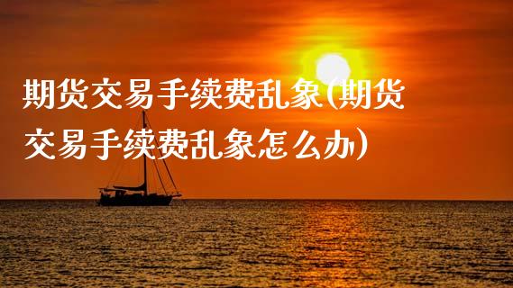 期货交易手续费乱象(期货交易手续费乱象怎么办)_https://www.zztgc.com_原油期货_第1张
