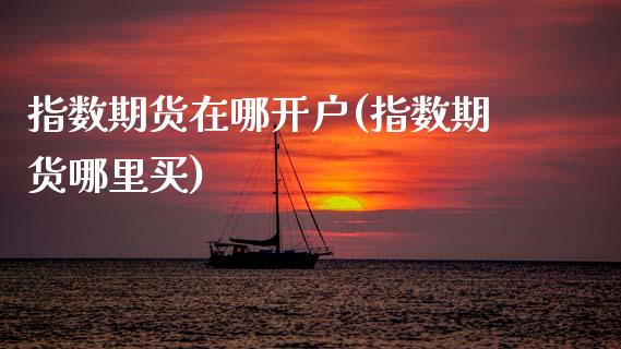 指数期货在哪开户(指数期货哪里买)_https://www.zztgc.com_原油期货_第1张