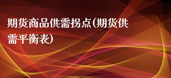 期货商品供需拐点(期货供需平衡表)_https://www.zztgc.com_期货直播_第1张