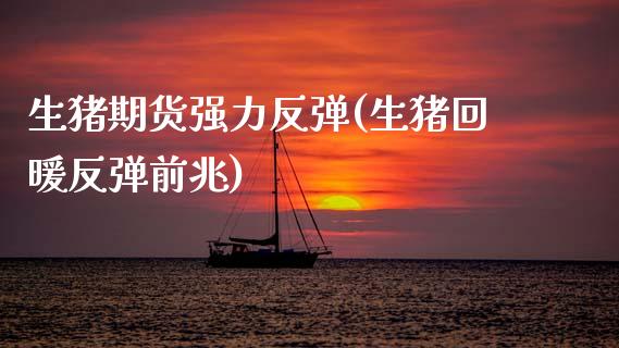 生猪期货强力反弹(生猪回暖反弹前兆)_https://www.zztgc.com_期货直播_第1张