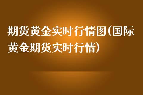 期货黄金实时行情图(国际黄金期货实时行情)_https://www.zztgc.com_黄金期货_第1张