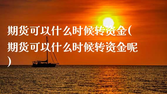 期货可以什么时候转资金(期货可以什么时候转资金呢)_https://www.zztgc.com_期货入门_第1张