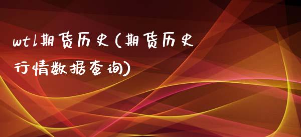 wtl期货历史(期货历史行情数据查询)_https://www.zztgc.com_原油期货_第1张