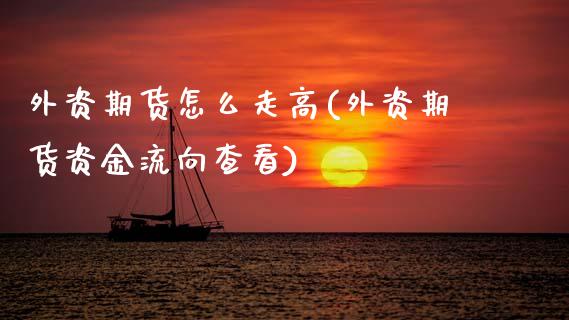 外资期货怎么走高(外资期货资金流向查看)_https://www.zztgc.com_期货直播_第1张