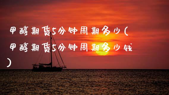 甲醇期货5分钟周期多少(甲醇期货5分钟周期多少钱)_https://www.zztgc.com_期货直播_第1张