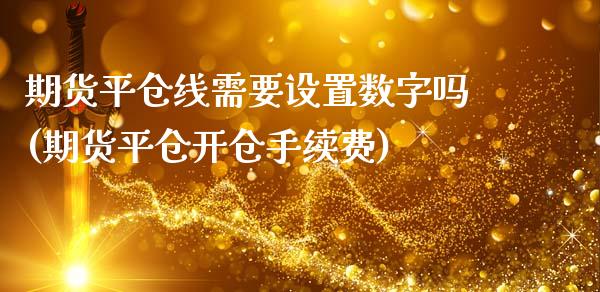 期货平仓线需要设置数字吗(期货平仓开仓手续费)_https://www.zztgc.com_期货入门_第1张
