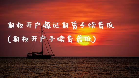 期权开户海证期货手续费低(期权开户手续费最低)_https://www.zztgc.com_原油期货_第1张