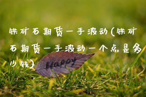 铁矿石期货一手波动(铁矿石期货一手波动一个点是多少钱)_https://www.zztgc.com_原油期货_第1张