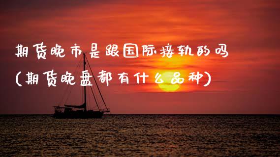 期货晚市是跟国际接轨的吗(期货晚盘都有什么品种)_https://www.zztgc.com_期货直播_第1张