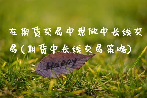 在期货交易中想做中长线交易(期货中长线交易策略)_https://www.zztgc.com_期货行情_第1张