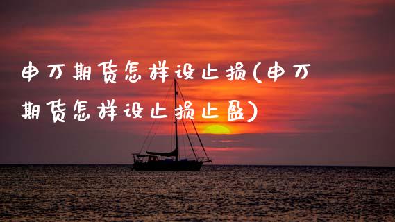 申万期货怎样设止损(申万期货怎样设止损止盈)_https://www.zztgc.com_期货开户_第1张