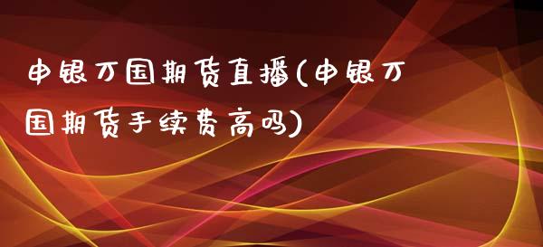 申银万国期货直播(申银万国期货手续费高吗)_https://www.zztgc.com_期货直播_第1张