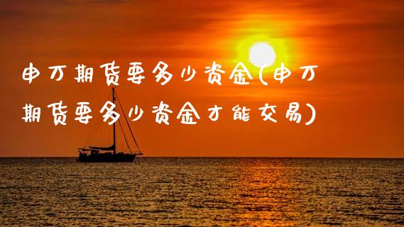 申万期货要多少资金(申万期货要多少资金才能交易)_https://www.zztgc.com_期货入门_第1张